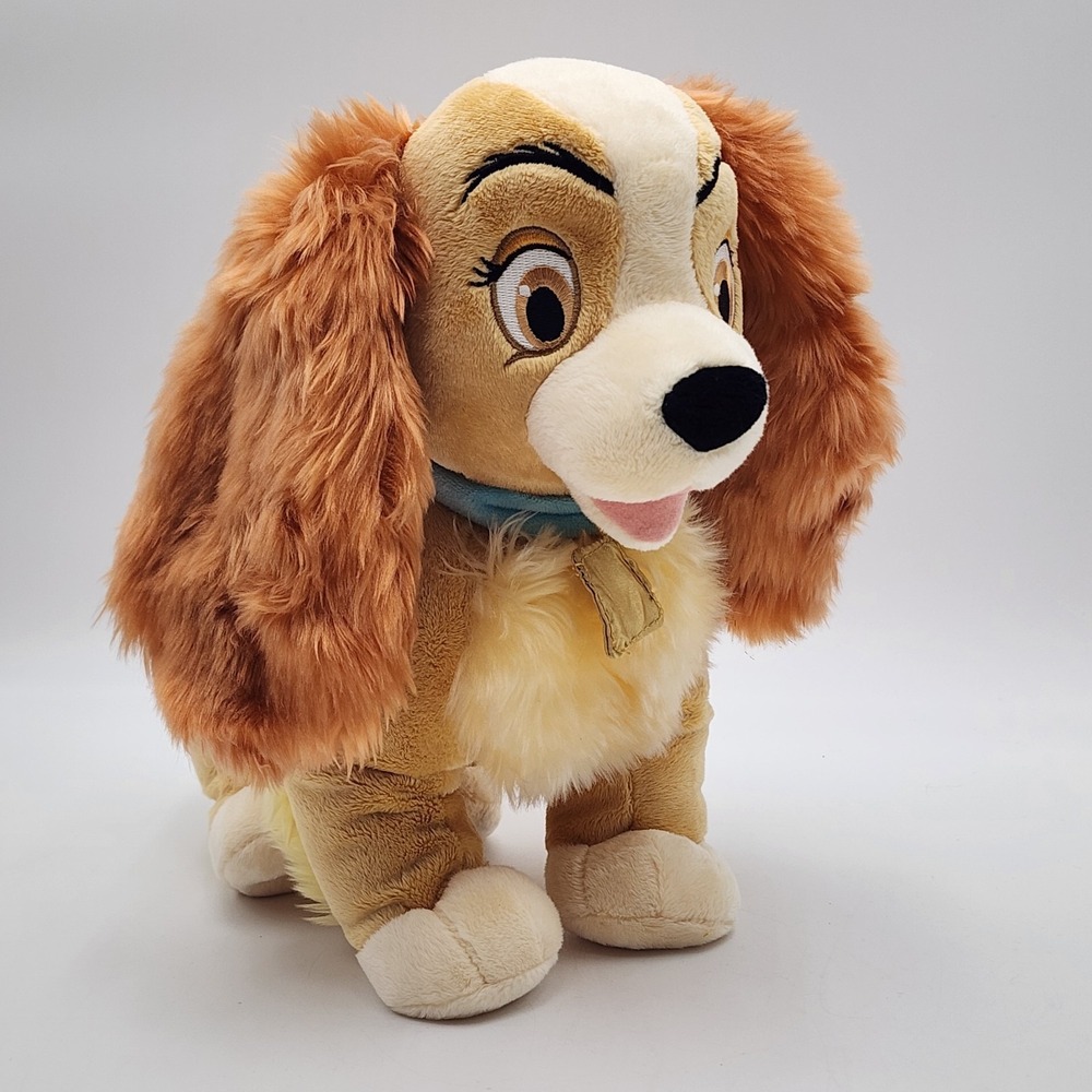 Disney Store Lady And The Tramp Plush Dog 12" Stuffed Animal